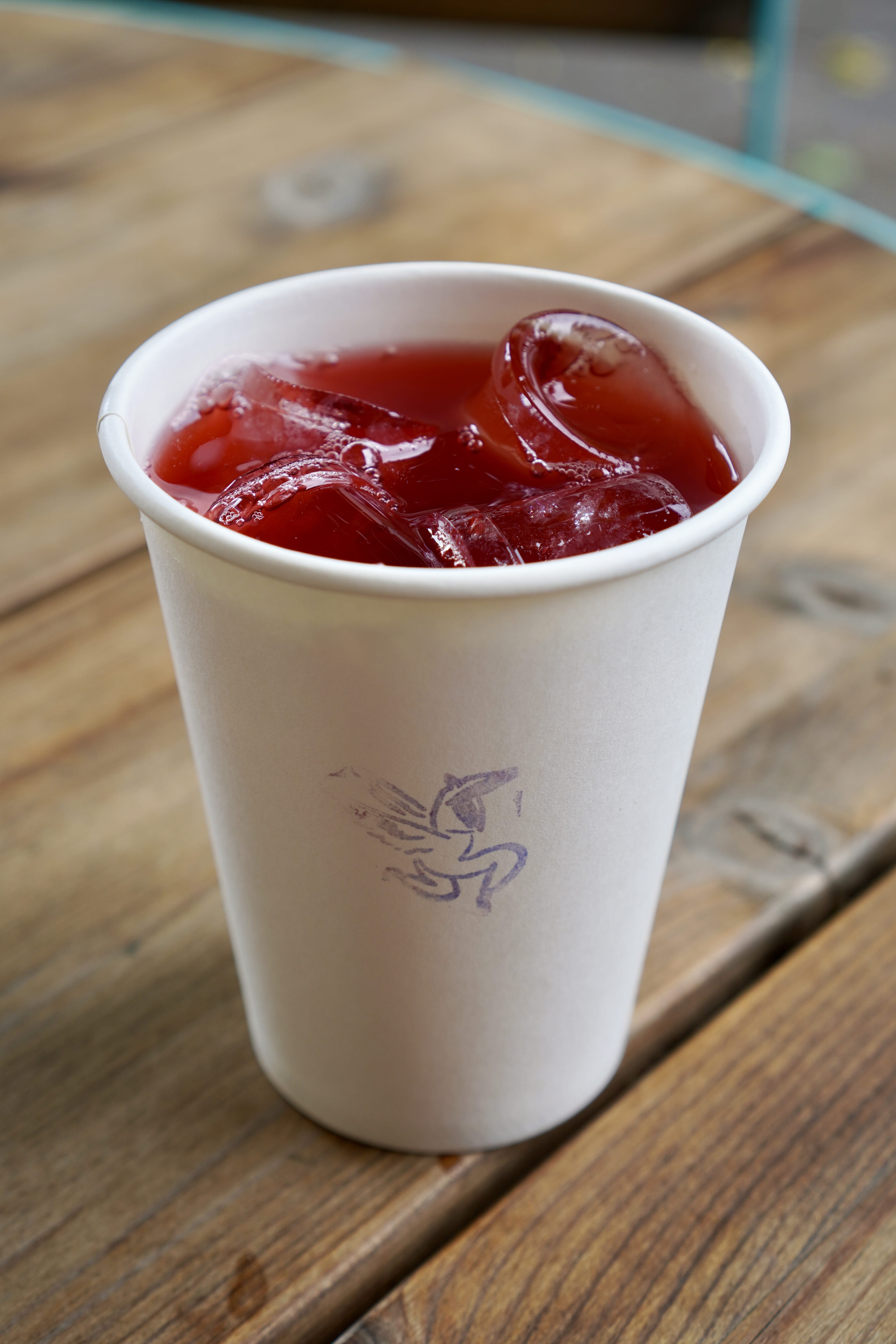 Hibiscus iced tea
