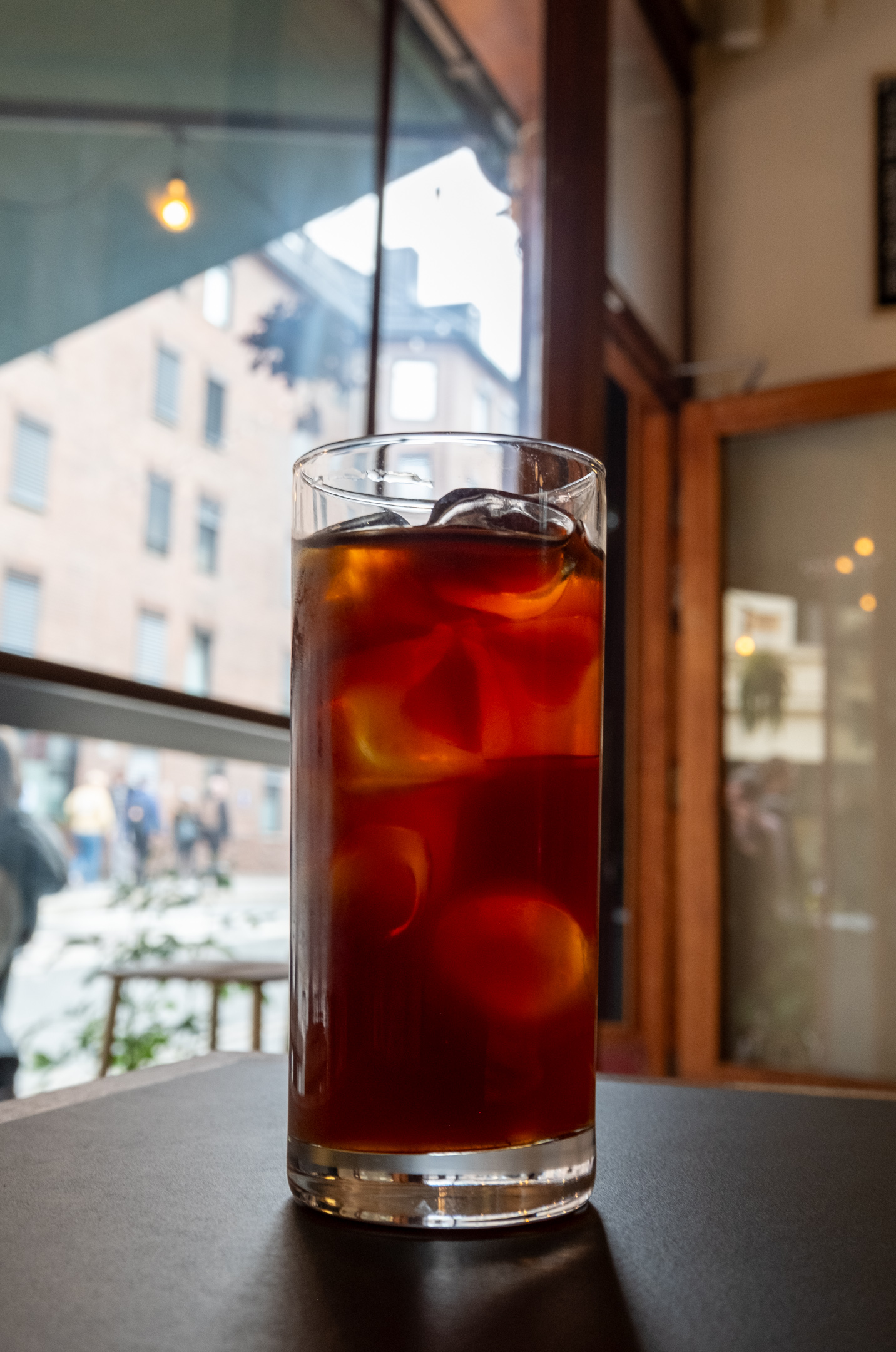 Cold brew with lemon